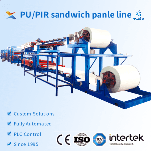 pu sandwich panel line