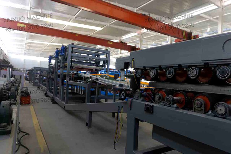 mineral wool sandwich panel production line
