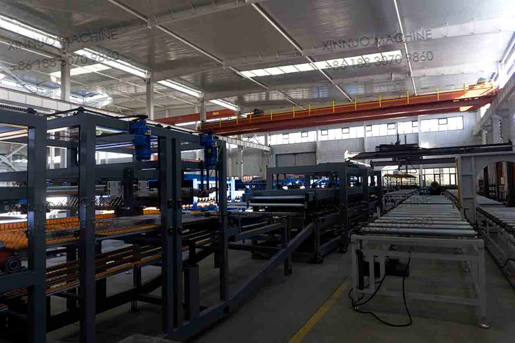mineral wool sandwich panel production line