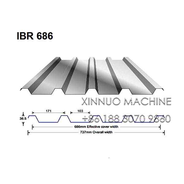 ibr roof sheeting machine for sale