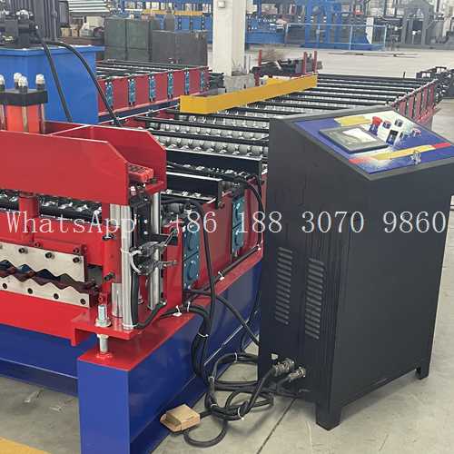 maquina de fabrica telha de zinco