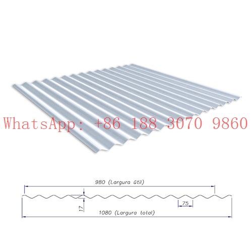 maquina de fabricar telhas galvanizadas