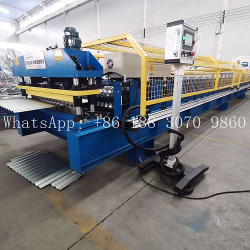 Maquina de fabricar telha ondulada