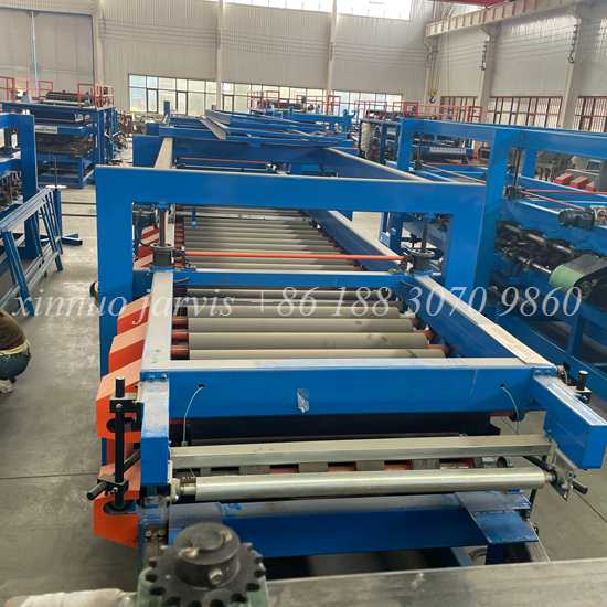mineral wool sandwich panel line
