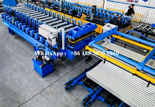 corrugated iron machine