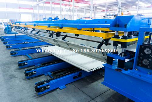 corrugated iron machine