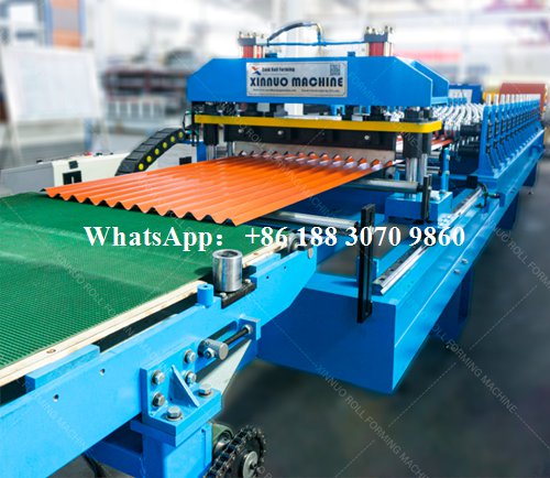 corrugated iron making machine