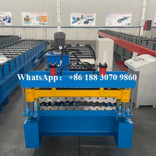 corrugated roof machine