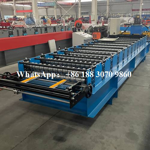 corrugated roof machine