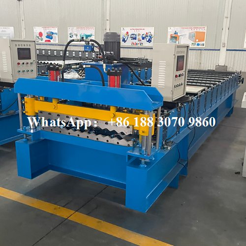 corrugated roof machine