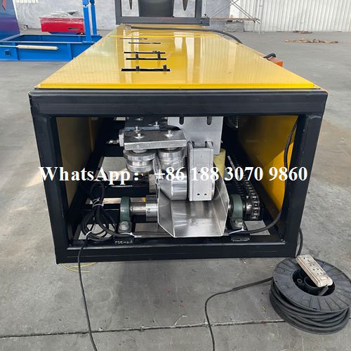 seamless gutter machine for sale output section finished gutter profile