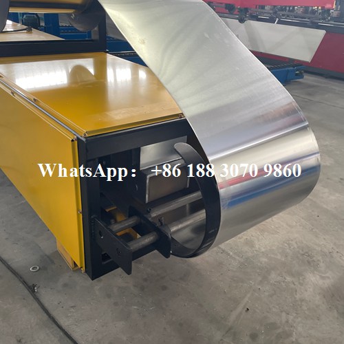 seamless gutter machine for sale feeding section metal coil input