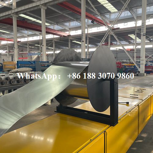 seamless gutter machine for sale decoiler system coil holder