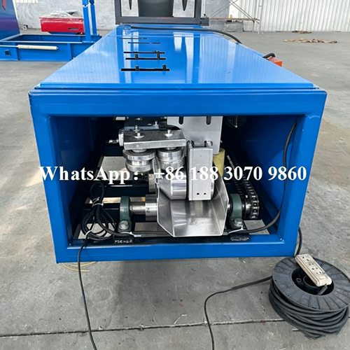 continuous gutter machine output section seamless gutter production