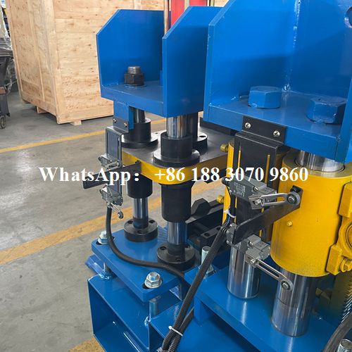 glazed sheet roll forming machine cutting head system