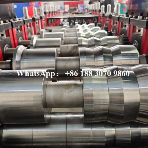 manual gutter machine rollers detail forming system