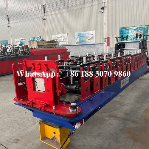semi automatic gutter machine main body roll forming system