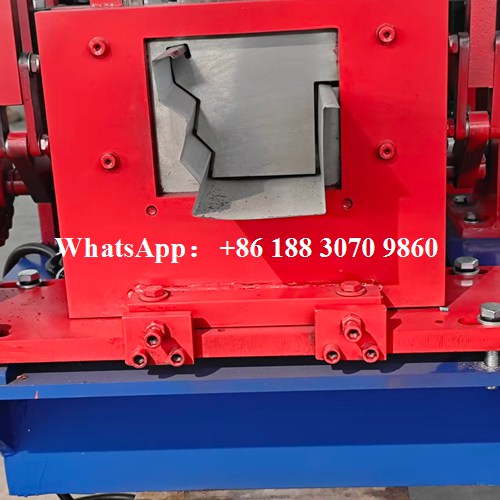 semi automatic gutter machine cutting head system