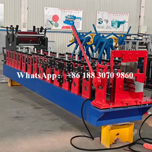 semi automatic gutter machine roller detail forming system