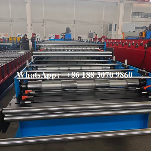 double layer machine manual pre cutting device feeding section