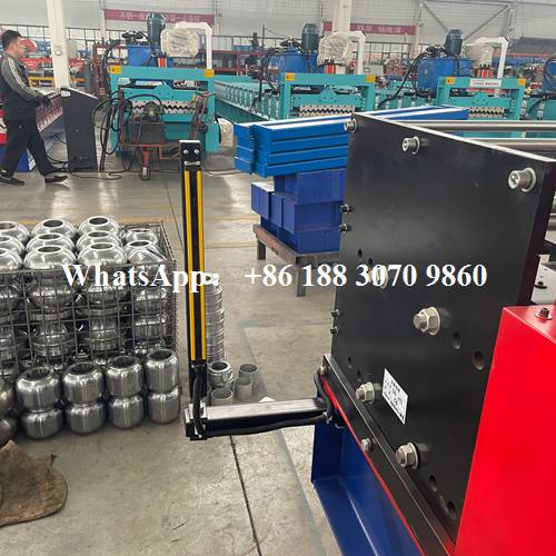 double layer roofing sheet roll forming machine NR12 safety sensor system