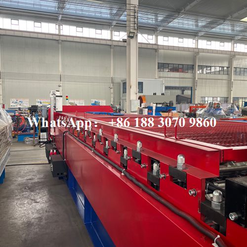 double layer roofing sheet roll forming machine chain cover NR12 protection