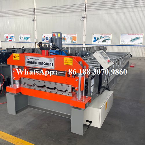 ibr sheeting machine main body roll forming structure