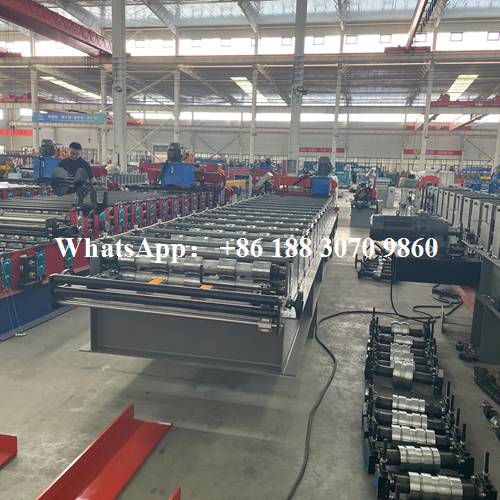 ibr sheeting machine main body roll forming structure