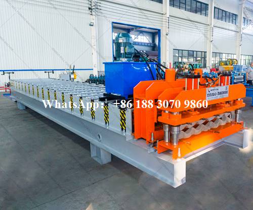 metal roof tile making machine main body roll forming system