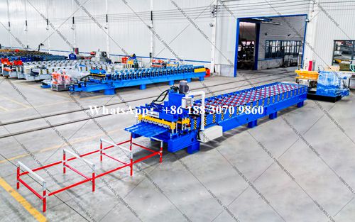 roof tile roll forming machine complete production line system