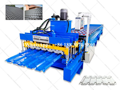 roof tile roll forming machine hydraulic cutting head system