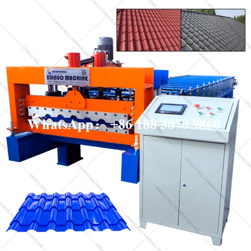 step tile roll forming machine main body production line system