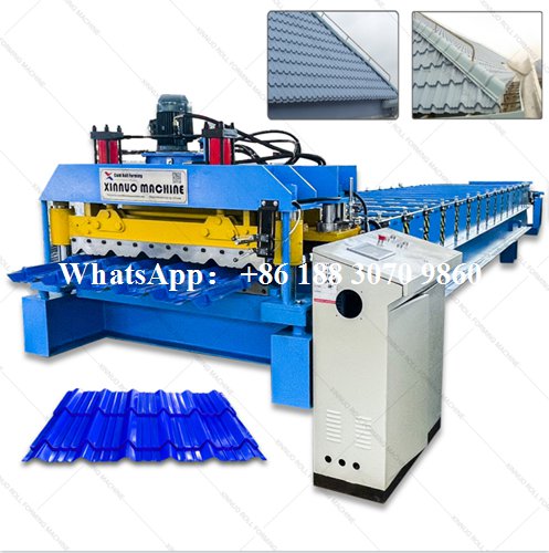 tile roll forming machine main body production system