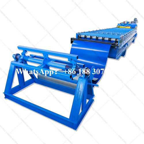 tile roll forming machine manual decoiler feeding section