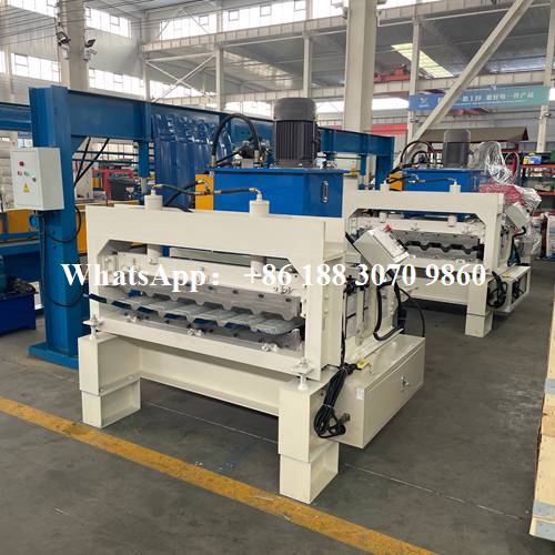 curving machine side view industrial production layout