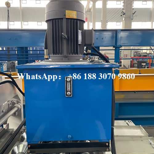 curving machine hydraulic system and pump station