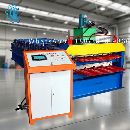 Masina za profilisanje trapeznih limova+profilisanje sinusoide