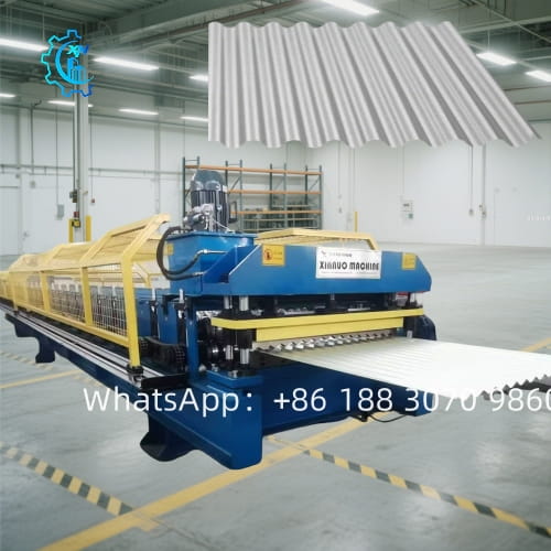 Maquina de fabricar telha ondulada