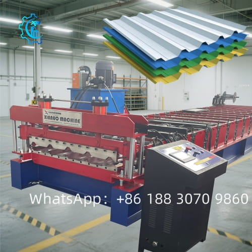  maquina de fazer telha de zinco trapezoidal