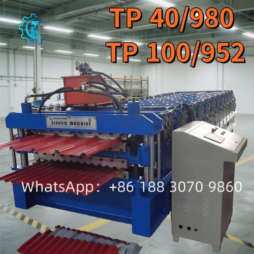 Perfiladeira maquina de fabricar telhas trapézio e onduladas