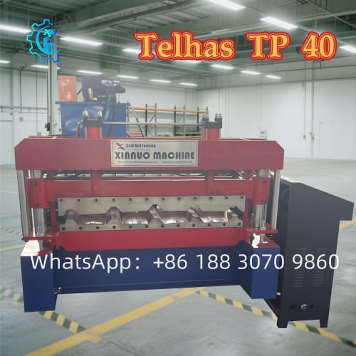 maquina para fazer telha galvanizada trapézio 40