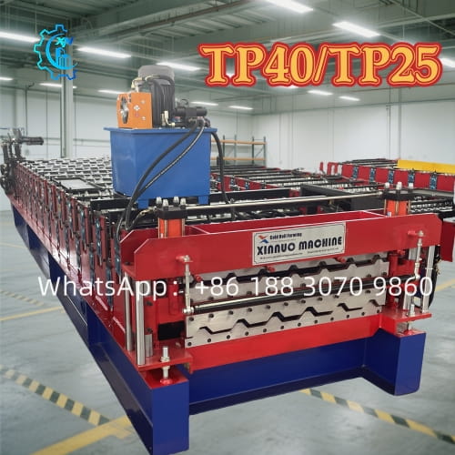 maquina de telha trapezoidal TP40 e trapézio 25