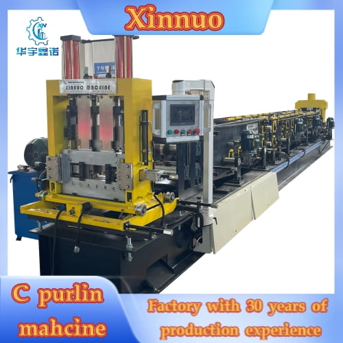 automatic c purlin roll forming machine