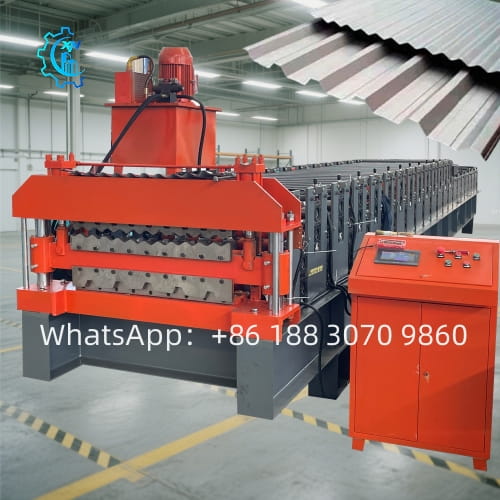 maquina de fabricar telha trapezoidal e onduladas