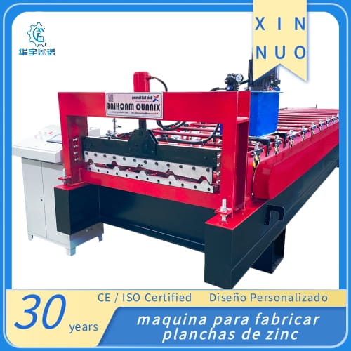 maquina para fabricar planchas de zinc