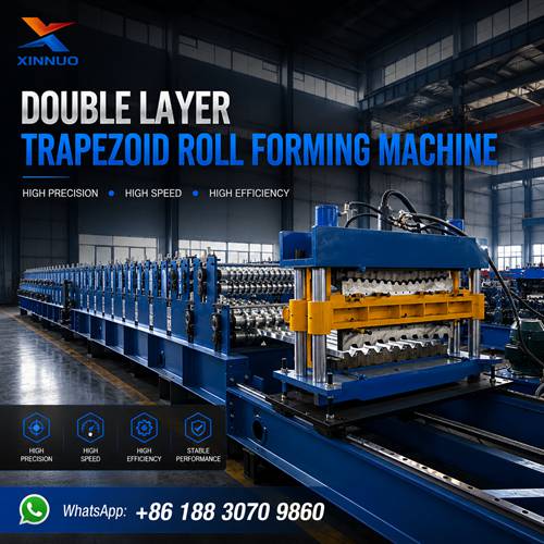 Tracking Shear Double-Layer Roll Forming Machine
