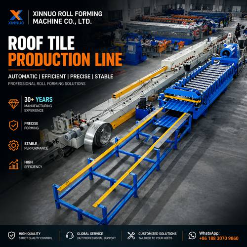 Roof Tile Forming Machine Fully Automatic Production Line